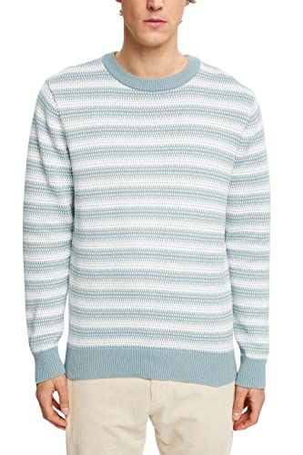 ESPRIT Collection Herren 112eo2i308 Pullover, Grey Blue, XS EU von ESPRIT