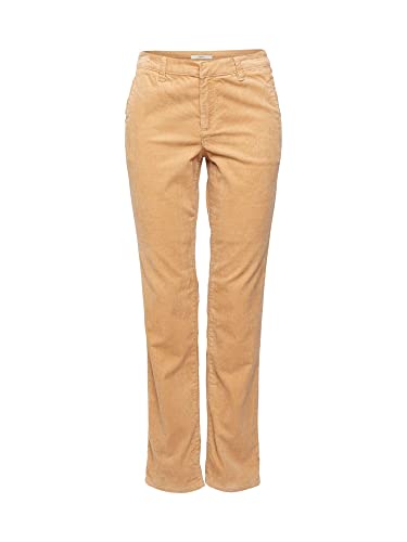 ESPRIT Damen Hose 992ee1b366, Sand, 44 von ESPRIT