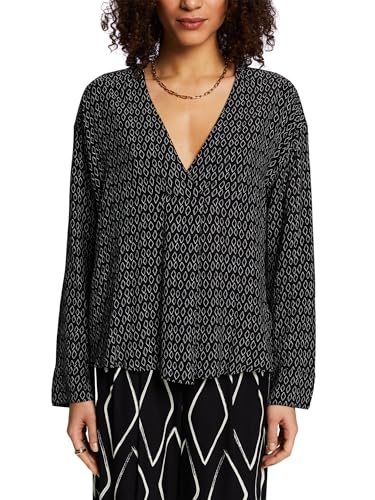 ESPRIT Damen 994ee1f305 Bluse, 001/Black, Small von ESPRIT