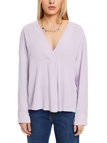 ESPRIT Damen 994ee1f304 Bluse, 570/Lavender, X-Large von ESPRIT