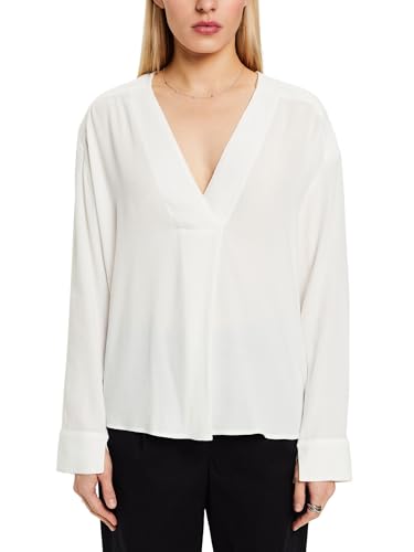 ESPRIT Damen 994EE1F304 Bluse, 110/OFF White, X-Large von ESPRIT