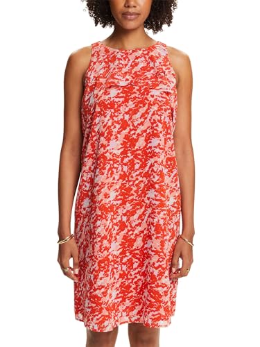 ESPRIT Damen 034ee1e331 Kleid, 854/Pastel Orange, Large von ESPRIT