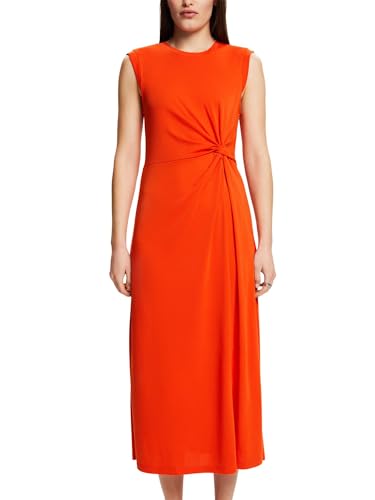 ESPRIT Damen 034ee1e310 Kleid, 880/Bright Orange, L von ESPRIT