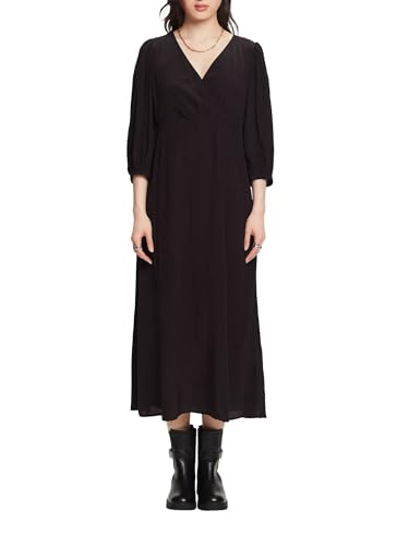 ESPRIT Damen 024ee1e327 Kleid, 001/Black, 40 von ESPRIT