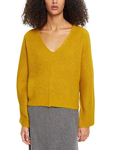 ESPRIT Damen 092ee1i305 Pullover, Dusty Yellow, M EU von ESPRIT