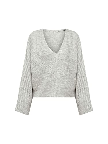 ESPRIT Damen 092ee1i305 Pullover, Light Grey, S EU von ESPRIT