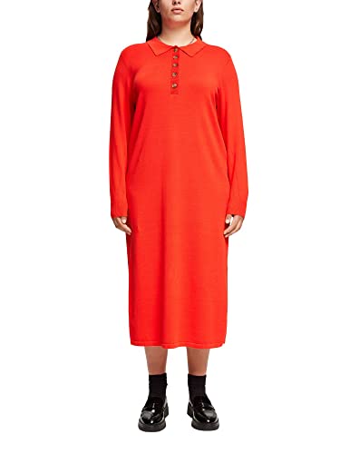 ESPRIT Damen 082ee1e323 Kleid, Rot, 48 EU von ESPRIT