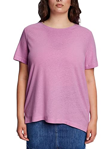 ESPRIT Curvy T-Shirt aus Baumwolle-Leinen-Mix von ESPRIT