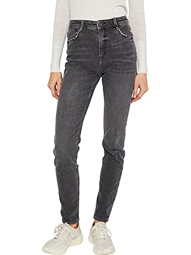 ESPRIT Damen 010EE1B307 Boyfriend Jeans, Grau (Grey Medium Wash 922), W27/L30 (Herstellergröße: 27/30) von ESPRIT