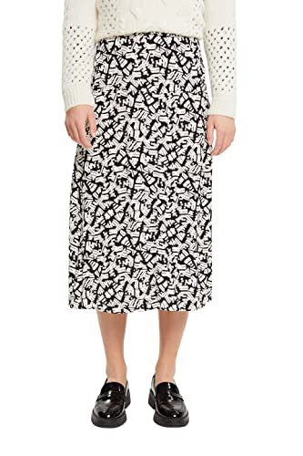 ESPRIT Damen 013EE1D302 Rock, 002/BLACK 2, 40 von ESPRIT