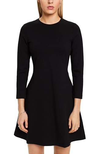 ESPRIT Damen 014ee1e303 Kleid, 001/Black, XXL von ESPRIT