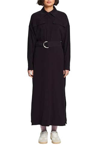 ESPRIT Damen 014ee1e315 Kleid, 001/Black, 36 von ESPRIT