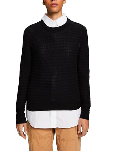 ESPRIT Damen 014ee1i311 Pullover, 001/Black, Large ESPRIT Damen 014ee1i311 Pullover, 001/Black, Large von ESPRIT