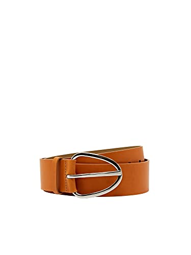 ESPRIT Damen 023EA1S307 Mode-Schal, 830/GOLDEN ORANGE, 95 von ESPRIT