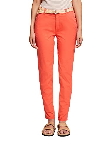 ESPRIT Damen 023EE1B333 Hose, Coral Orange, 30/32 von ESPRIT