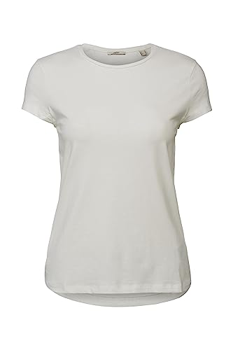 ESPRIT Damen 023ee1k329 T-Shirt, 110/Off White, L von ESPRIT