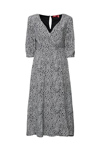 ESPRIT Damen 024ee1e331 Kleid, 005/Black 5, 38 von ESPRIT