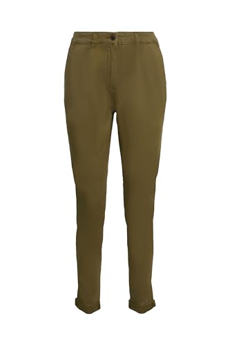 ESPRIT Damen 024ee1b361 Hose, 350/Khaki Green, 32W x 30L von ESPRIT