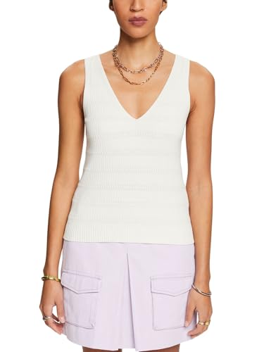 ESPRIT Damen 024ee1i313 Pullover, 110/Off White, Large von ESPRIT