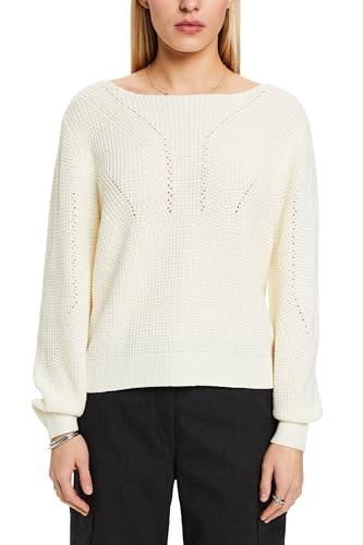 ESPRIT Damen 024ee1i343 Pullover, 055/Ice, L ESPRIT Damen 024ee1i343 Pullover, 055/Ice, L von ESPRIT