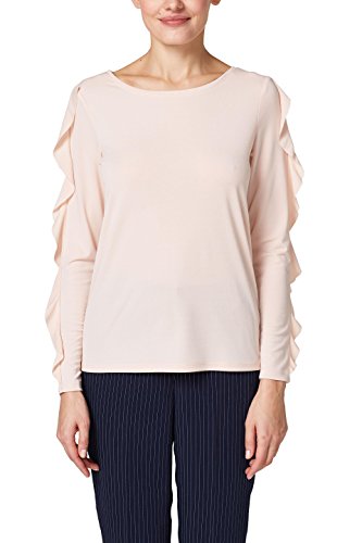 ESPRIT Damen 028EO1K003 Langarmshirt, Rosa (Nude 685), X-Large von ESPRIT