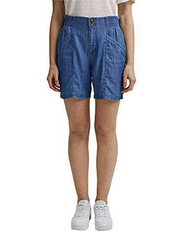 ESPRIT Damen 031EE1C311 Jeans-Shorts, 902/BLUE MEDIUM WASH, 30 von ESPRIT
