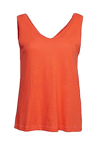 ESPRIT Damen 033EE1K332 T-Shirt, 870/CORAL ORANGE, XL von ESPRIT