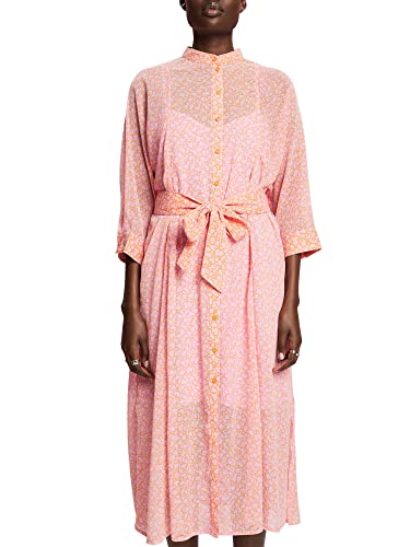 ESPRIT Damen 033ee1e309 Kleid, 563/Lilac 4, 40 von ESPRIT