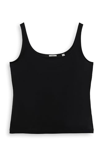 ESPRIT Damen 033ee1k348 T-Shirt, 001/Black, 48 von ESPRIT