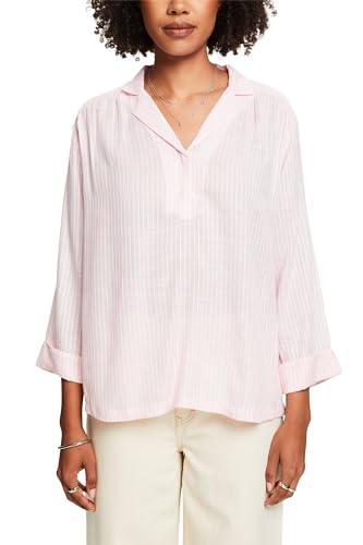 ESPRIT Damen 034EE1F345 Bluse, 695/PASTEL PINK, Medium von ESPRIT