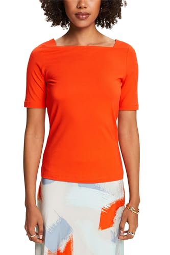 ESPRIT Damen 034EE1K308 T-Shirt, 880/BRIGHT ORANGE, X-Large von ESPRIT