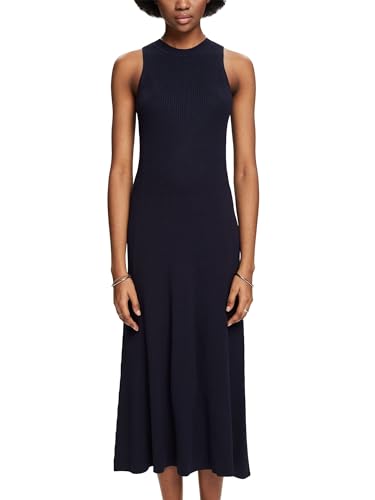 ESPRIT Damen 034ee1e304 Kleid, 404/Navy 5, Large von ESPRIT