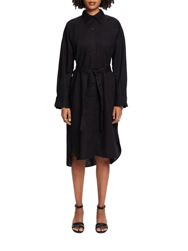 ESPRIT Damen 034ee1e320 Kleid, 001/Black, 34 von ESPRIT