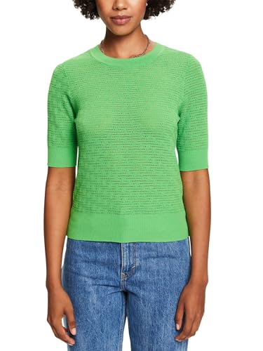 ESPRIT Damen 034ee1i319 Pullover, 320/Citrus Green, Large von ESPRIT