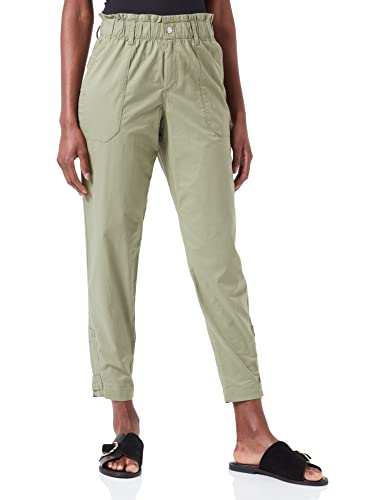 ESPRIT Damen 042EE1B305 Hose, 345/LIGHT Khaki, 40 von ESPRIT