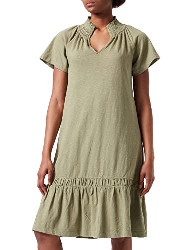 ESPRIT Damen 042EE1E336 Kleid, 345/LIGHT Khaki, S von ESPRIT