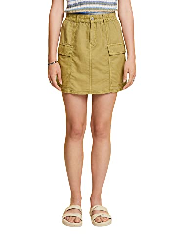 ESPRIT Damen 043CC1D304 Rock, 325/PISTACHIO Green, 28 von ESPRIT