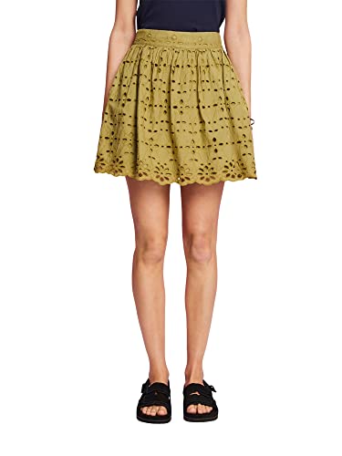 ESPRIT Damen 043CC1D306 Rock, 325/PISTACHIO Green, 38 von ESPRIT