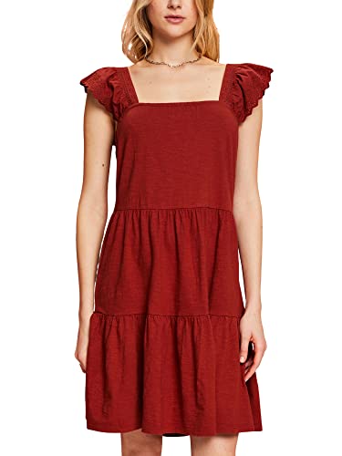 ESPRIT Damen 043CC1E301 Kleid, 805/TERRACOTTA, S von ESPRIT