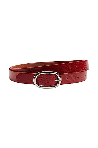 ESPRIT Damen 043EA1S318 Gürtel, 600/BORDEAUX RED, 100 von ESPRIT