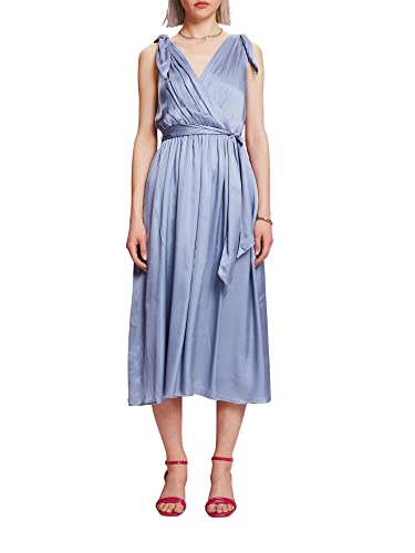 ESPRIT Damen 043EO1E334 Kleid, 445/LIGHT Blue Lavender, 42 von ESPRIT