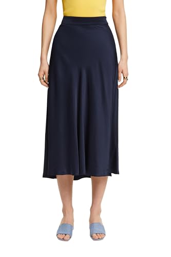 ESPRIT Damen 044ee1d333 Rock, 400/Navy, 30 von ESPRIT