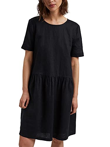 ESPRIT Damen Kleid 051ee1e313, Schwarz, 38 von ESPRIT