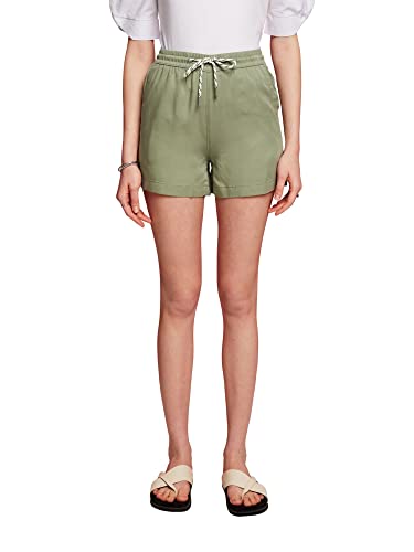 ESPRIT Damen 053CC1C301 Shorts, 266/PALE Khaki 2, 32 von ESPRIT