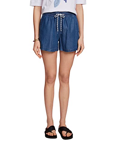 ESPRIT Damen 053CC1C302 Jeans-Shorts, 902/BLUE MEDIUM WASH, 30 von ESPRIT