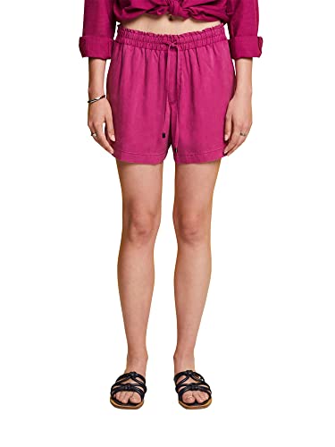 ESPRIT Damen 053CC1C315 Shorts, 650/DARK PINK, 44 von ESPRIT