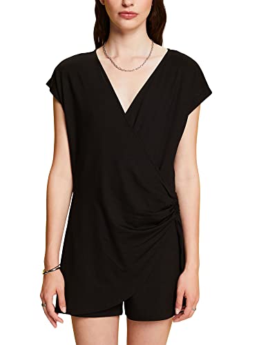 ESPRIT Damen 053CC1L302 Overalls, 001/BLACK, XS von ESPRIT