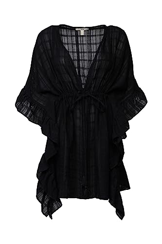ESPRIT Damen 053EA1Q307 Tunika-Shirt, 001/BLACK, Normal von ESPRIT