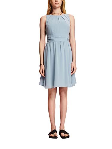 ESPRIT Damen 053EO1E341 Kleid, 445/LIGHT Blue Lavender, 44 von ESPRIT