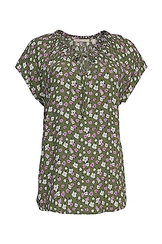 ESPRIT Damen 063CC1F304 Bluse, 348/LIGHT Khaki 4, XXS von ESPRIT